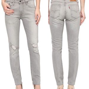 Levi’s 505C Gray Washed Black Jeans Size 27x30